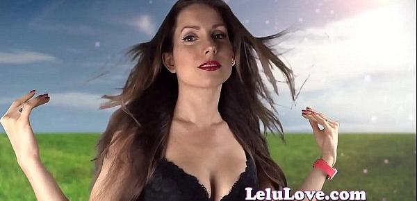  Gorgeous model in pushup bra long hair blowing in the wind - Lelu Love